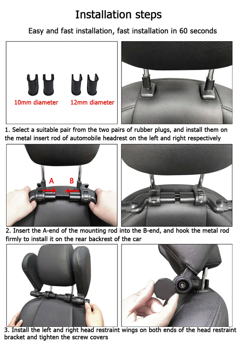 Verstelbare Auto Hoofdsteun