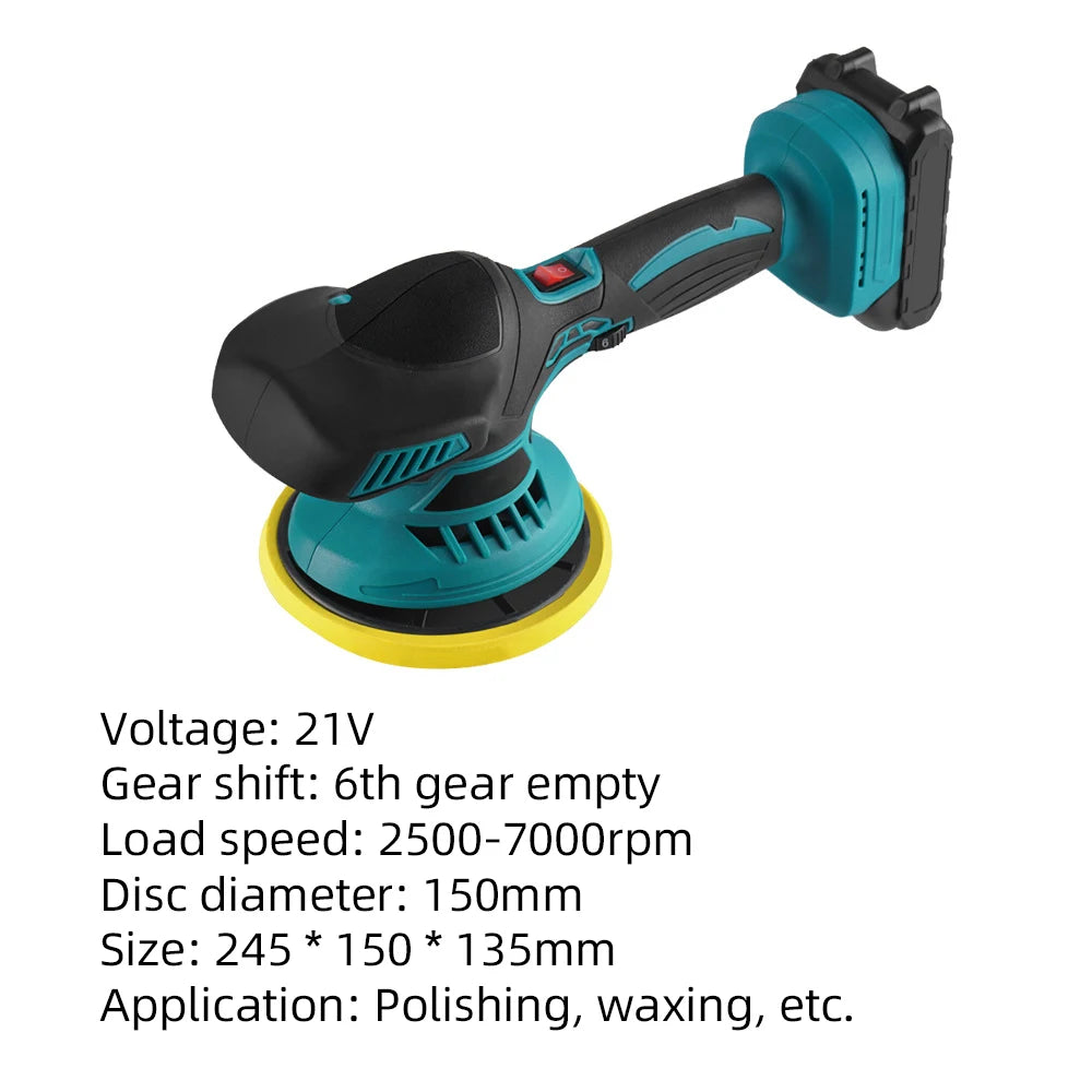 Elektrische Poetsmachine – Accu Polisher met 6 Snelheden