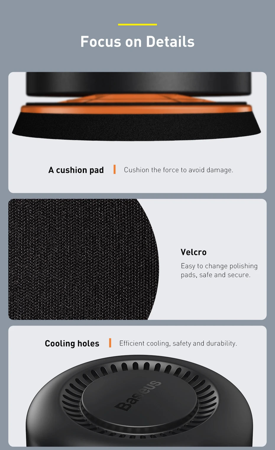 Draadloze Poetsmachine – Elektrische Autopolisher met Snelheidsregeling