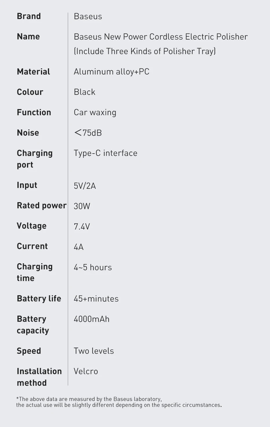 Draadloze Poetsmachine – Elektrische Autopolisher met Snelheidsregeling