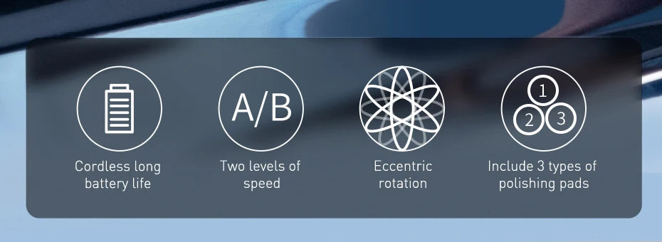 Draadloze Poetsmachine – Elektrische Autopolisher met Snelheidsregeling