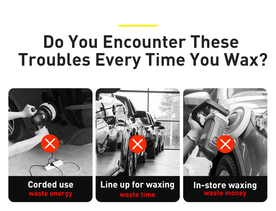 Draadloze Poetsmachine – Elektrische Autopolisher met Snelheidsregeling