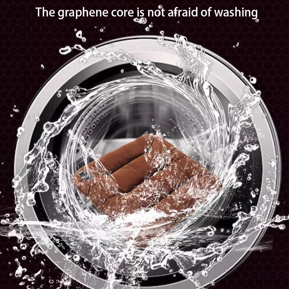 Verwarmd Stoelkussen – Zitkussen met 3 Warmtestanden