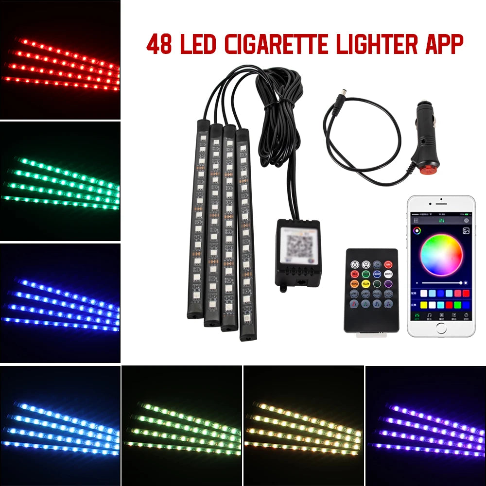 LED Interieurverlichting – RGB Voetverlichting met App-bediening