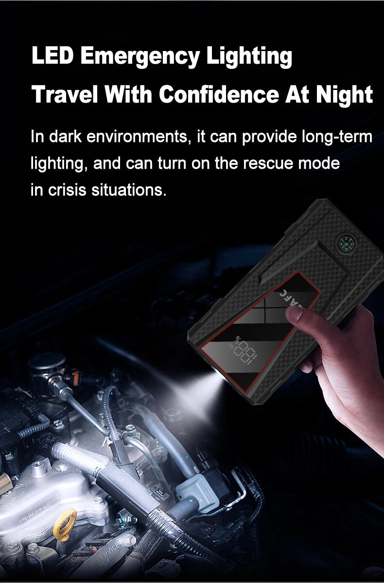 Draagbare Jumpstarter – Accu Startbooster & Powerbank