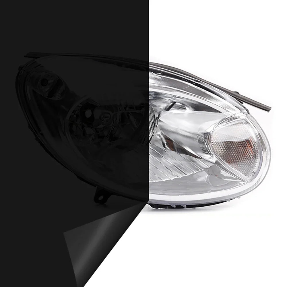 Koplampfolie – Zwarte PVC Tintfolie 40cm