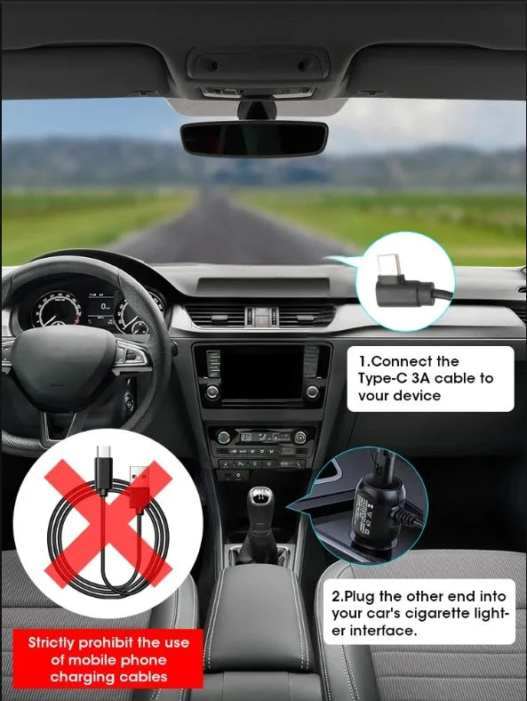 4K Dag- en Nachtzicht Premium Dashcam met GPS