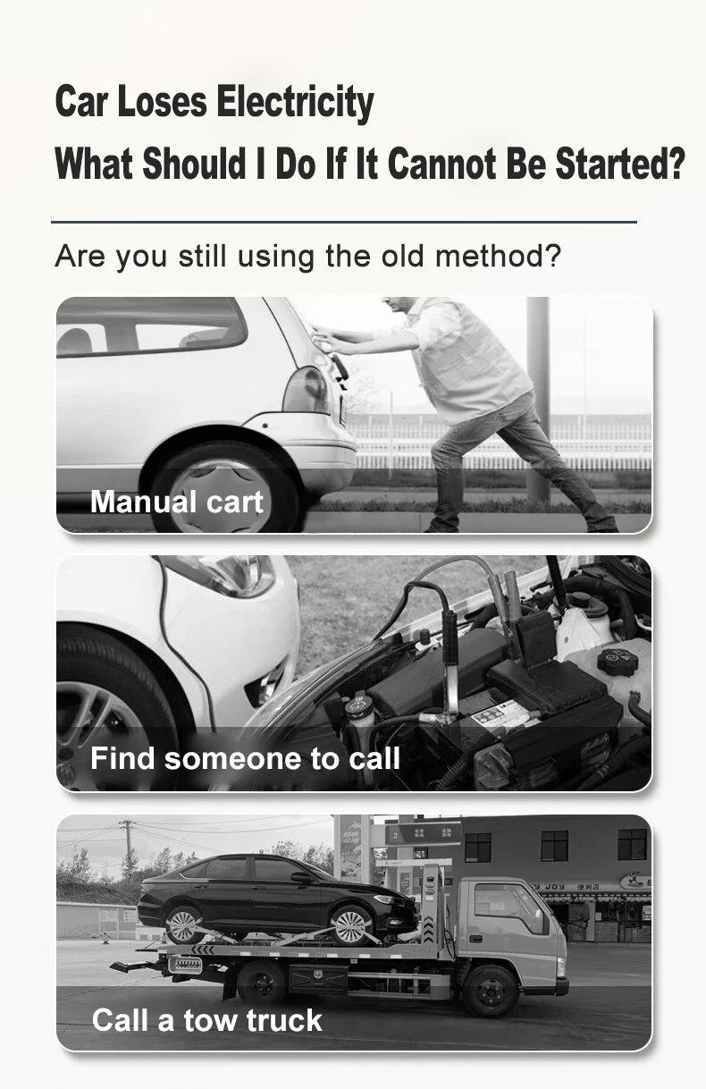 Draagbare Jumpstarter – Accu Startbooster & Powerbank