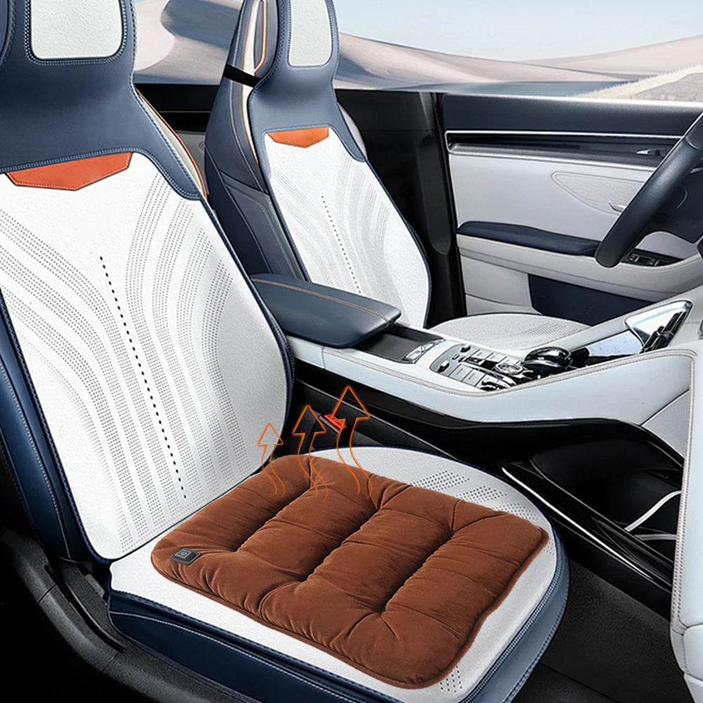 Verwarmd Stoelkussen – Zitkussen met 3 Warmtestanden