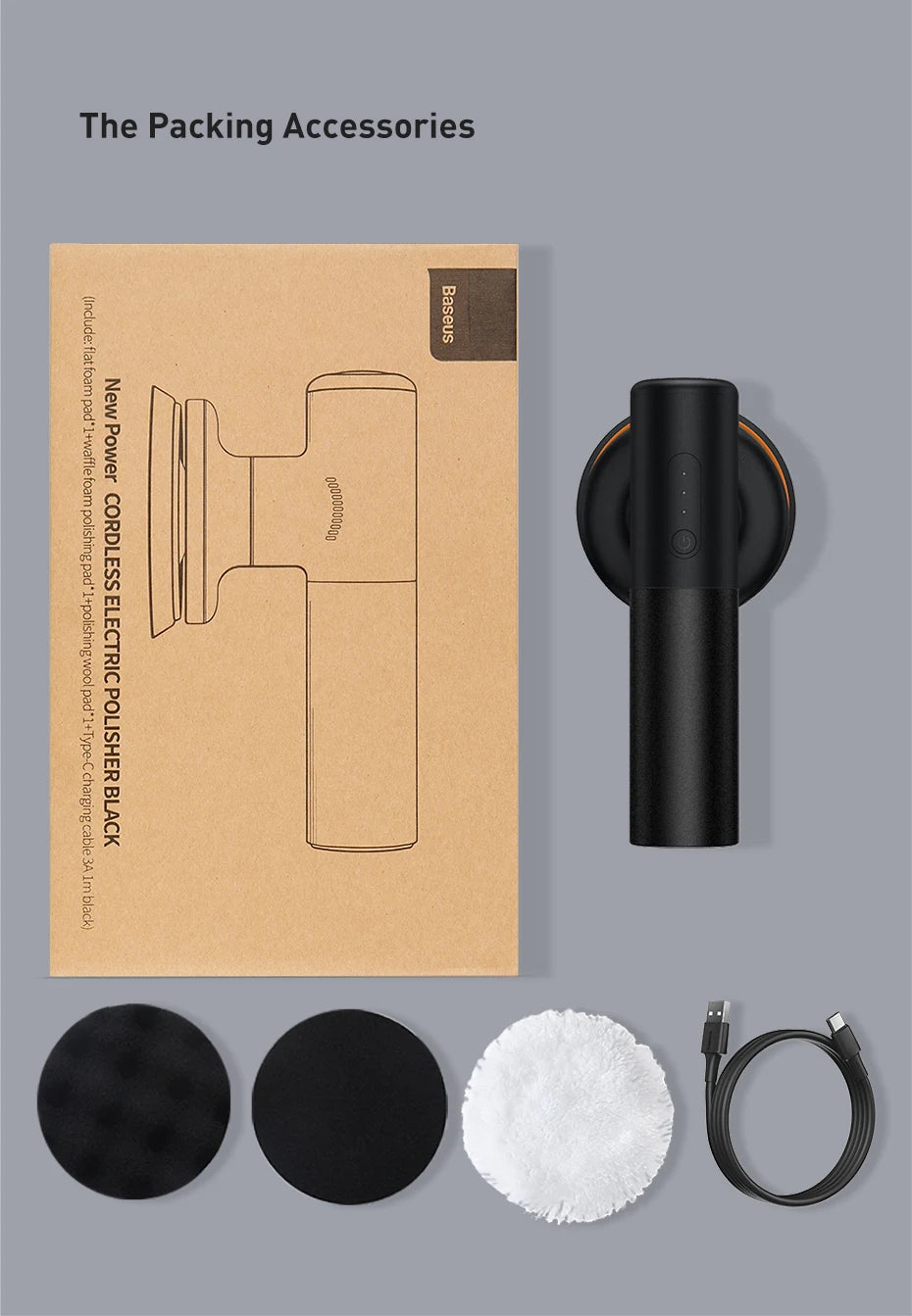 Draadloze Poetsmachine – Elektrische Autopolisher met Snelheidsregeling