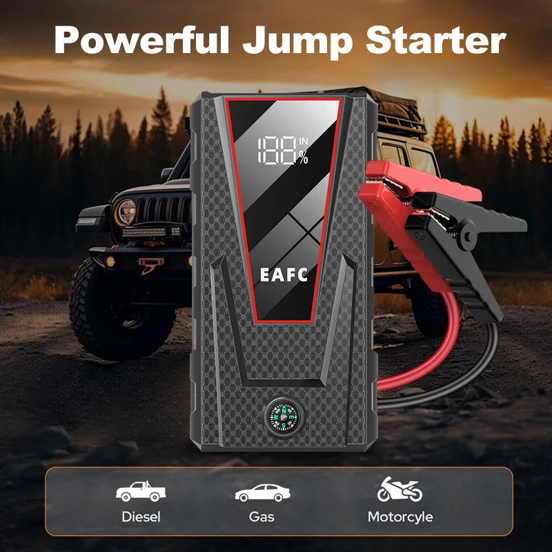 Draagbare Jumpstarter – Accu Startbooster & Powerbank