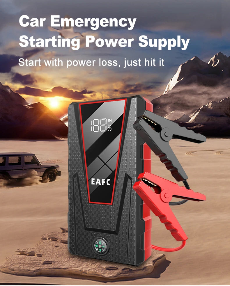 Draagbare Jumpstarter – Accu Startbooster & Powerbank