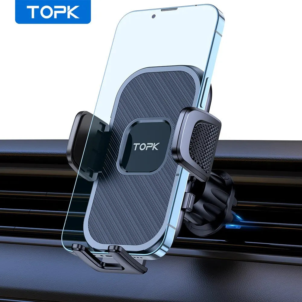 Telefoonhouder Auto – Gravity Houder voor Dashboard, Voorruit en Ventilatierooster