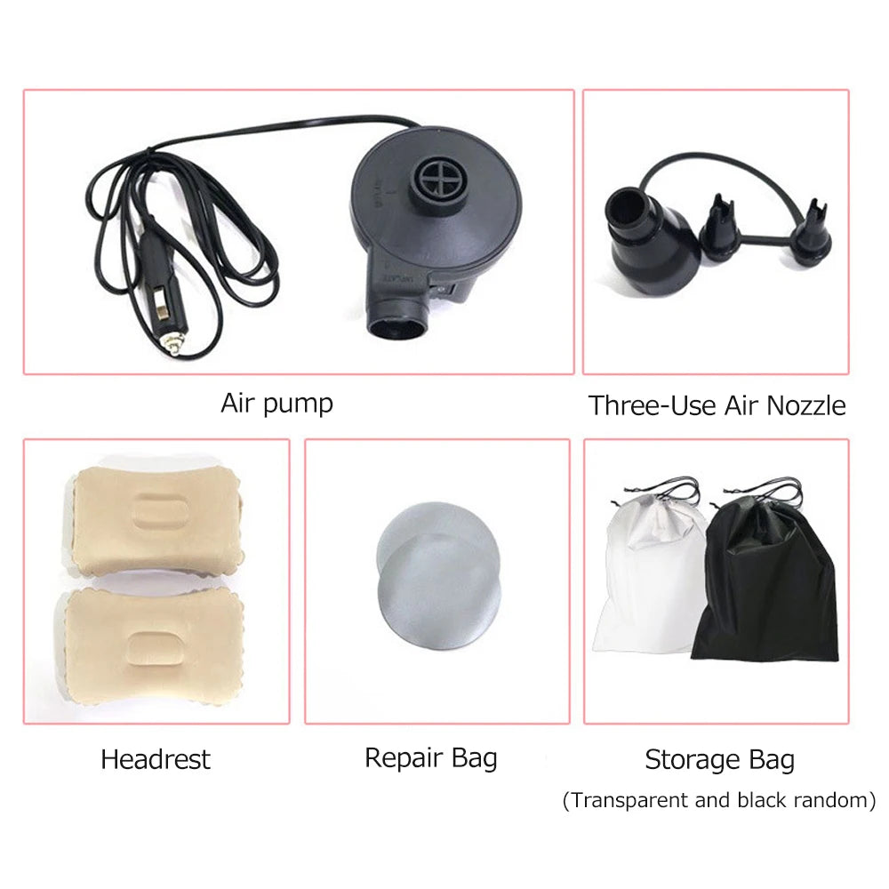 Opblaasbaar Auto Bed – Comfortabel Reis- en Campingmatras voor SUV en Outdoor