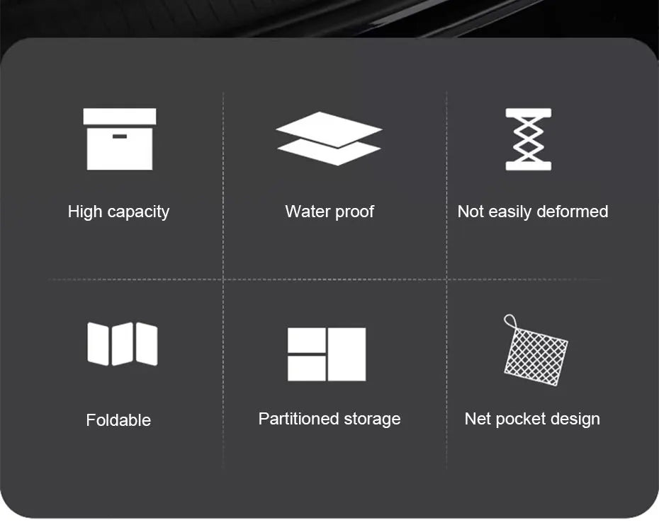 Opvouwbare Kofferbak Organizer – Waterdicht 110L Tas