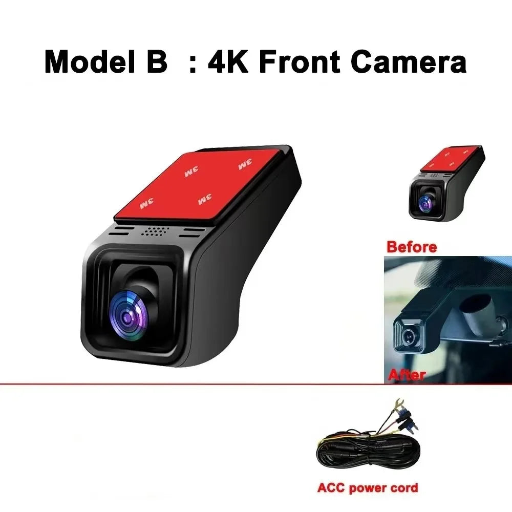 4K WiFi Dashcam – Parkeer- en Opnamecamera
