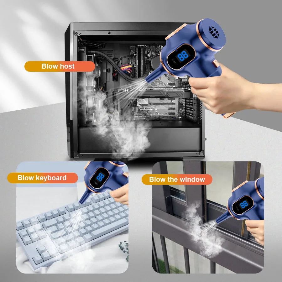 Premium Auto Stofzuiger – Draadloos en Krachtig