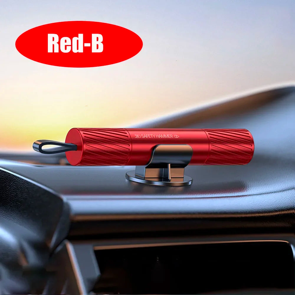 Auto Veiligheidshamer – 2-in-1 Noodgereedschap