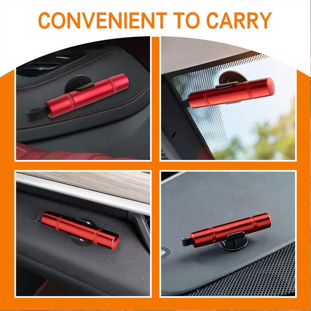 Auto Veiligheidshamer – 2-in-1 Noodgereedschap