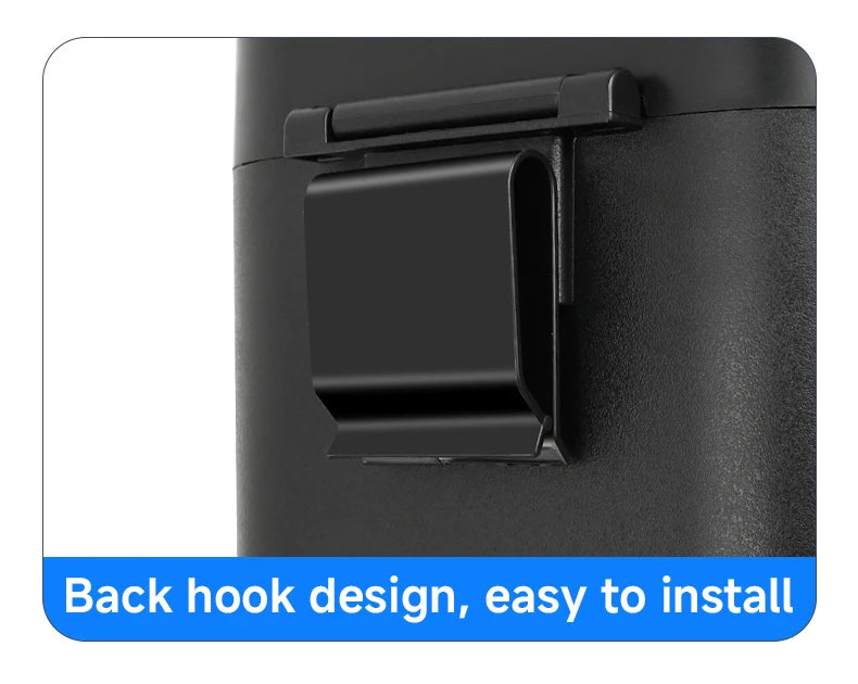 Auto Prullenbak – Ophangbare Afvalbak met Drukdeksel