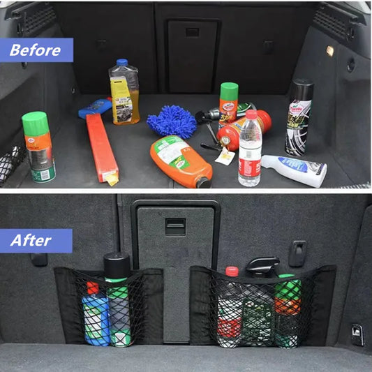 Opbergnet voor Kofferbak – Elastische Auto Organizer